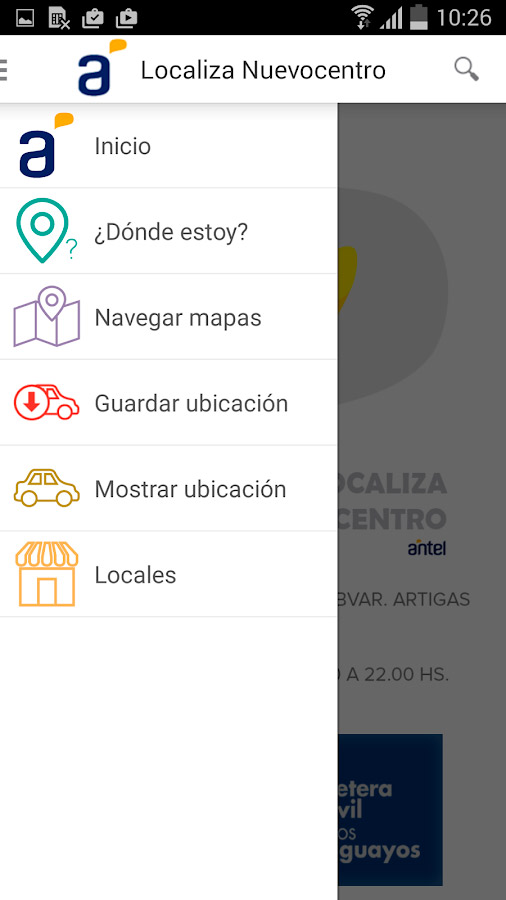 Captura de pantalla de Localiza Nuevocentro 2